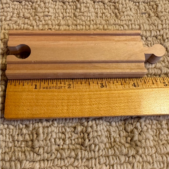 Wooden train railway short straights compatible with Brio and Thomas - Picture 2 of 4